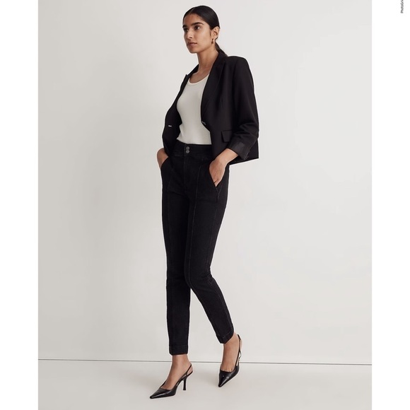 MADEWELL The Perfect Vintage Jean in True Black Wash: Tuxedo Edition size 28 - Picture 1 of 12